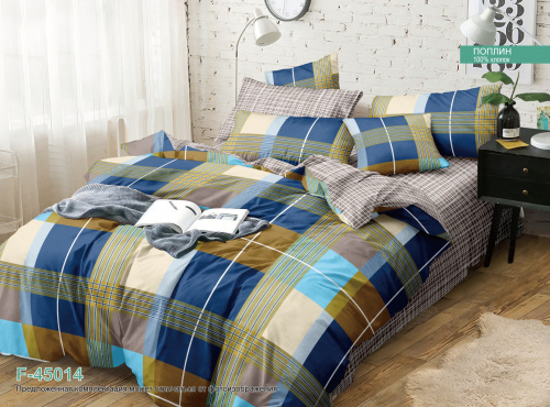 КПБ Поплин на резинке Арт. F-45014