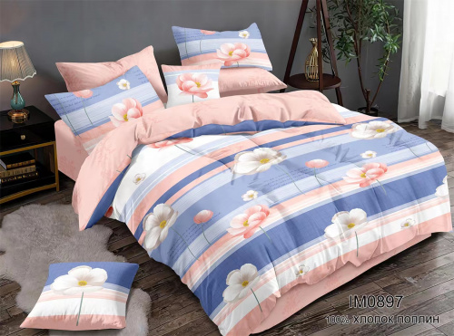 КПБ Поплин на резинке Арт. IM0897